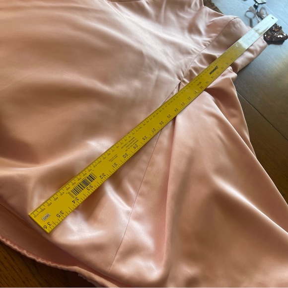 Sherri Hill  50548 blush pink rhinestone cap sleeve  short  dress 10 - Picture 15 of 16